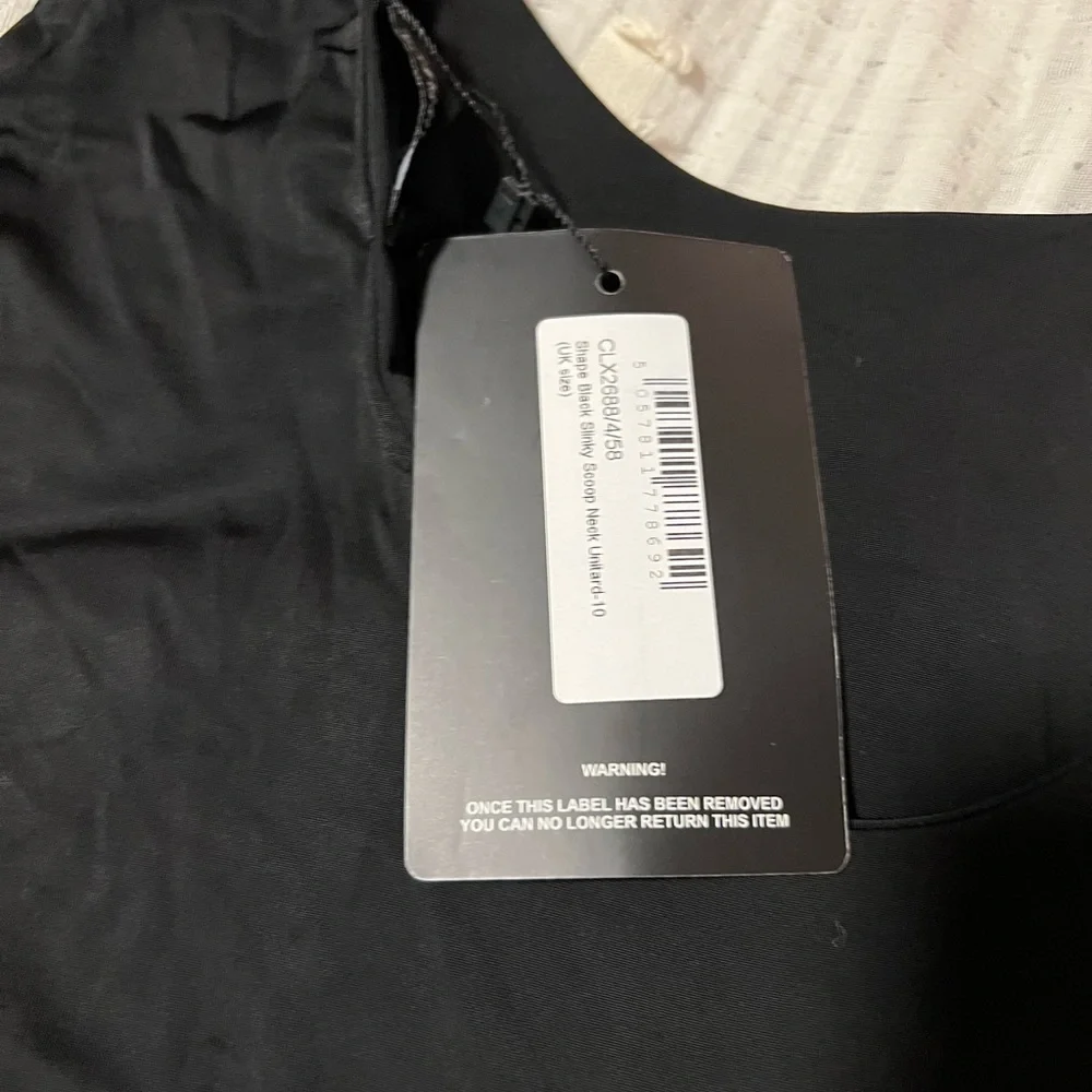 Trendy black one piece unitard - Picture 4 of 5